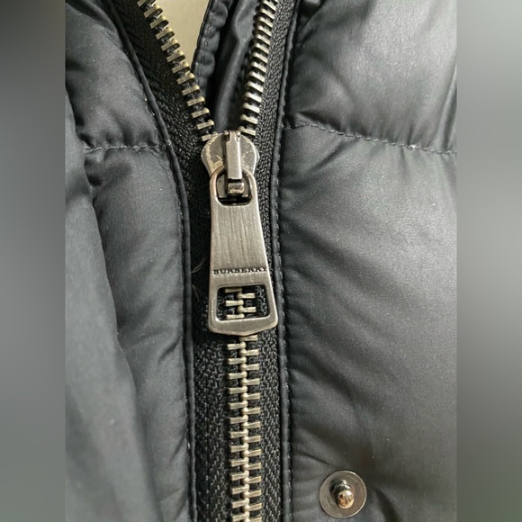 BURBERRY DOWN COAT JACKET PARKA BLACK XS - Picture 7 of 16